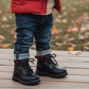 OshKosh Black toddler boot baby size 7